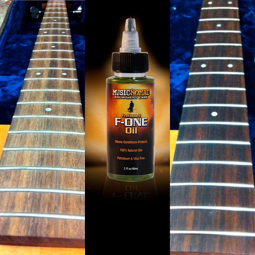 MusicNomad F-ONE Fretboard Oil Cleaner & Conditioner 2 oz (MN105)